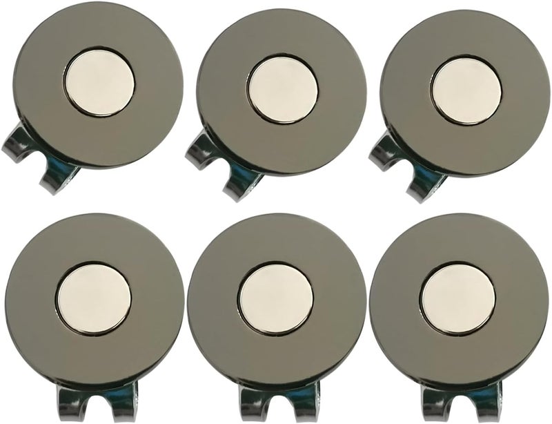 Adhere Golf Hat Clip Golf Ball Marker Holder Magnetic Golf Cap Clips Without Ball Marker - Image 1